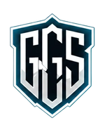 Shield-shaped logo with 'GGS' text in the center on a white background