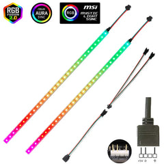 Addressable ARGB 5V LED Strip 3Pin Computer PC Case Tape Light WS2812B SMD 5050 Flexible Changeable Color Gamer Desktop Lamp