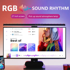 RGB Night Lights Monitor Light Bar Timed Dimmable Setup Touch LED Lightbar Screen Table Lamp Game Room Desk Decor Accessories