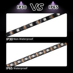 WS2812B 5V 3Pin ARGB LED Strip Light Addressable 5050 Flex Ribbon Asus Aura Sync PC Case Tape Lamp Color Gamer Desktop Lighting