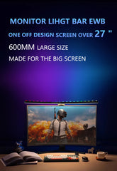 RGB Night Lights Monitor Light Bar Timed Dimmable Setup Touch LED Lightbar Screen Table Lamp Game Room Desk Decor Accessories