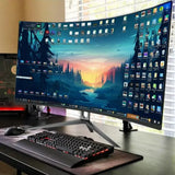 Curved Gaming Monitor Black 27–34 Inch 65–240Hz High Refresh LCD Computer Monitor 21:9 Ultrawide Dustproof Esports Display