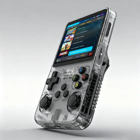 128GB/64GB R36S Retro Handheld-Videospielkonsole Linux-System 3,5-Zoll-IPS-Bildschirm Tragbarer Taschen-Videoplayer Games Boy Geschenk