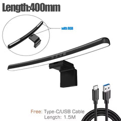 RGB Night Lights Monitor Light Bar Timed Dimmable Setup Touch LED Lightbar Screen Table Lamp Game Room Desk Decor Accessories