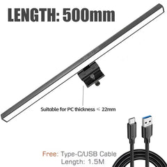 RGB Night Lights Monitor Light Bar Timed Dimmable Setup Touch LED Lightbar Screen Table Lamp Game Room Desk Decor Accessories