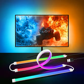 5V USB RGBIC Backlight LED Strip Decoration Lights RGB Tape Bar Color Sync Atmosphere Kit For Home Room Computer Monitor Decor