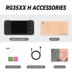 ANBERNIC RG35XX H Handheld Game Console 3.5-inch IPS Screen Linux H700 Retro Video Games Player 3300mAh 64G 5528 Classic Games