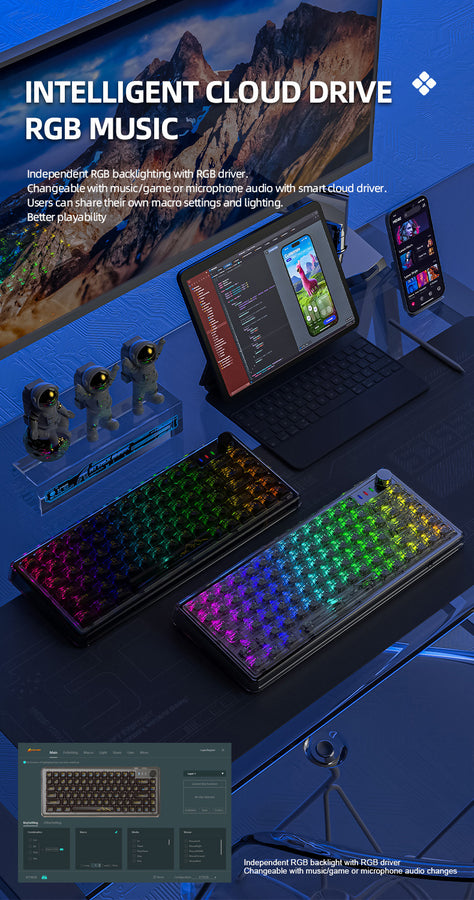 Attack Shark K75 RGB Gaming Keyboard