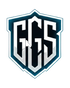 Shield-shaped logo with 'GGS' text in the center on a white background