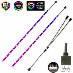 Addressable ARGB 5V LED Strip 3Pin Computer PC Case Tape Light WS2812B SMD 5050 Flexible Changeable Color Gamer Desktop Lamp