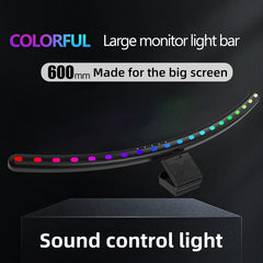 RGB Night Lights Monitor Light Bar Timed Dimmable Setup Touch LED Lightbar Screen Table Lamp Game Room Desk Decor Accessories