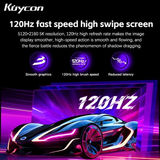 120Hz 40 Zoll Gaming Monitor Kuycon P40K UHD IPS PC LED Display HDR 99%sRGB 400 Nits Computerbildschirm Entspiegelt HDMI Typ-C VESA