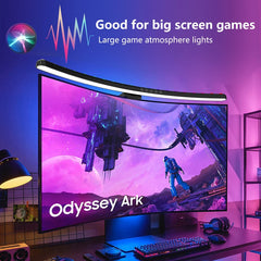 RGB Night Lights Monitor Light Bar Timed Dimmable Setup Touch LED Lightbar Screen Table Lamp Game Room Desk Decor Accessories