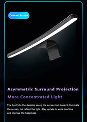 RGB Night Lights Monitor Light Bar Timed Dimmable Setup Touch LED Lightbar Screen Table Lamp Game Room Desk Decor Accessories