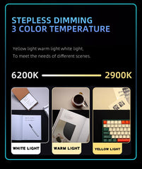 RGB Night Lights Monitor Light Bar Timed Dimmable Setup Touch LED Lightbar Screen Table Lamp Game Room Desk Decor Accessories