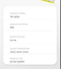 RGB Night Lights Monitor Light Bar Timed Dimmable Setup Touch LED Lightbar Screen Table Lamp Game Room Desk Decor Accessories