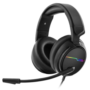 XAVOX RGB Wired Gaming Headset with 50mm Bass Drivers