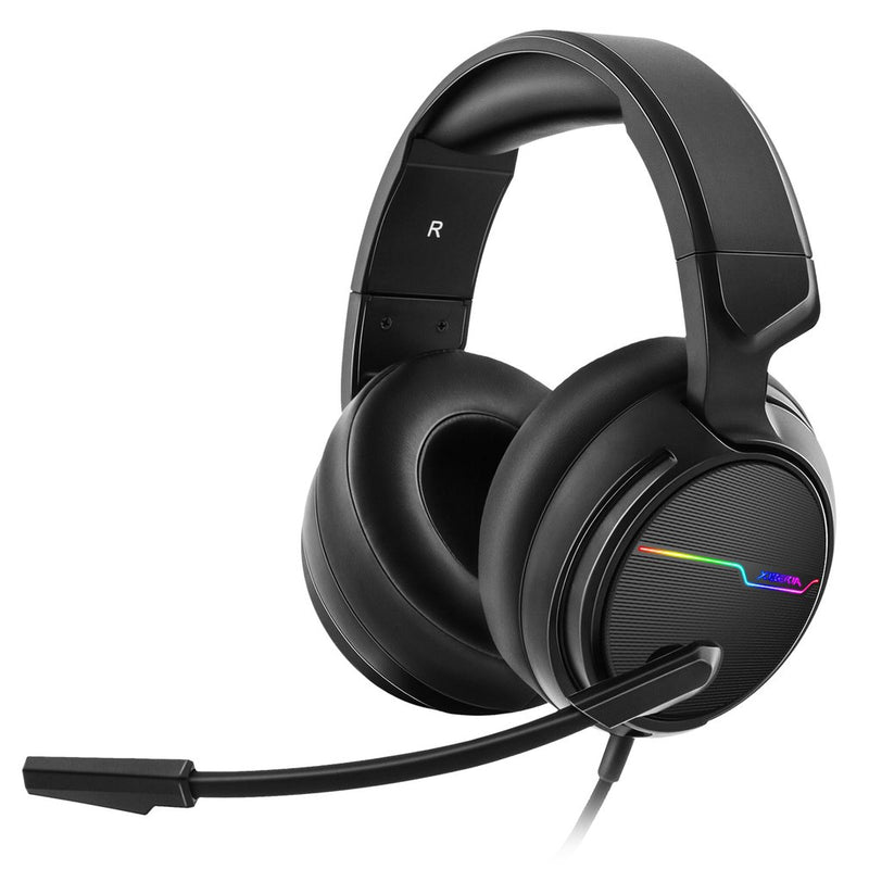 XAVOX RGB Wired Gaming Headset with 50mm Bass Drivers